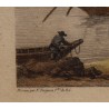 Engraving entitled ‘Port d’Ouchy’ by PERIGNON