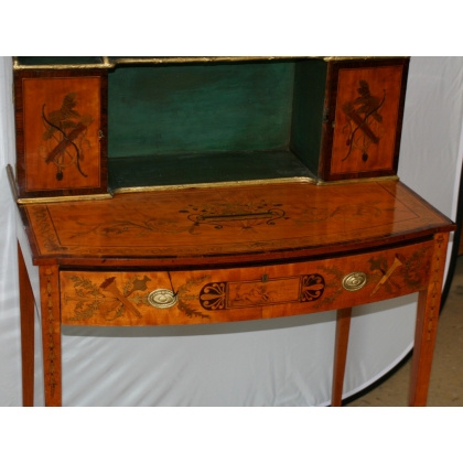 Writing desk with storage unit. by  Moinat SA  - Antiques and home décor