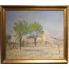 Tableau \"Sanary s/mer\" 1938 signé L DE MEURON