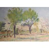 Tableau \"Sanary s/mer\" 1938 signé L DE MEURON