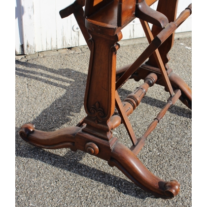 English mahogany print holder