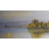 Tableau \"Barques sur le Léman\" signé A. PONCI