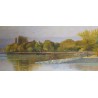 Tableau \"Barques sur le Léman\" signé A. PONCI