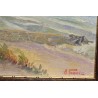 Tableau \"Coup de vent sur le Léman\" signé A. PONCI