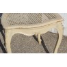 Chaise Louis XV cannée et laquée