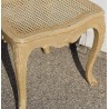 Chaise Louis XV cannée et laquée