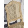 Chaise Louis XV cannée et laquée