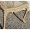 Chaise Louis XV cannée et laquée