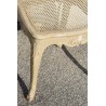 Chaise Louis XV cannée et laquée