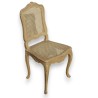 Chaise Louis XV cannée et laquée