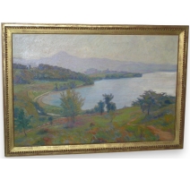 View of the Bay of Hendaye,