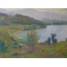Paintings | Painting: View of Hendaye Bay by Moinat SA  - Antiques and home décor