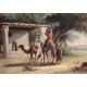 Paire de tableaux "Orientalistes" signé GERARD