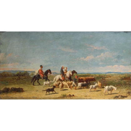 Paire de tableaux \"Orientalistes\" signé GERARD
