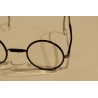 Glasses with black frames