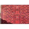 Bukhara carpet with a red background