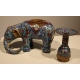 Eléphant Chine en bronze cloisonné