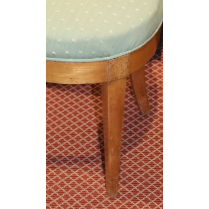 Chaise de coiffeuse Biedermeier en érable