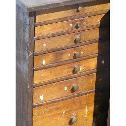  Layette d'horloger à 9 tiroirs sur  Moinat SA  - Antiquités décoration