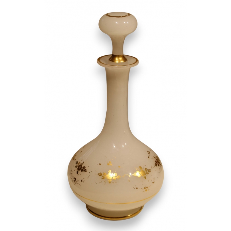 White opaline carafe