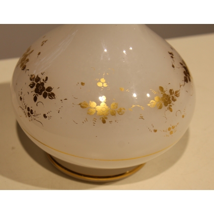 White opaline carafe