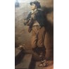 Paintings | Painting entitled ‘Italian Mandolin Player’, signed. Moinat SA  – Antiques and home décor