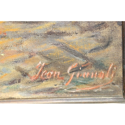 Paintings | Oil on canvas "Fabrication du Moinat SA  - Antiques and home décor"
