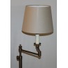 Lampadaire modèle "Paris" en laiton patiné