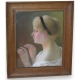 Pastel "Portrait, jeune fille"