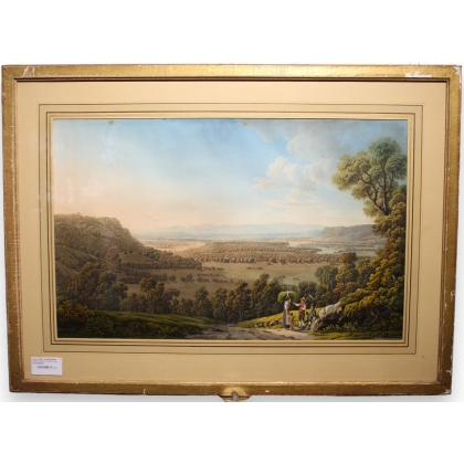 Engraving ‘Basel’ by BIEDERMANN  at Moinat SA  – Antiques and decorative items –  Engravings, lithographs