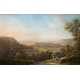 Gravure "Environs de Bâle" de BIRMANN