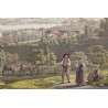 Engraving ‘View of Geneva’ by BIEDERMANN