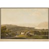 Engraving ‘View of Lausanne’ by BIEDERMANN