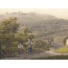 Engraving ‘View of Lausanne’ by BIEDERMANN