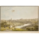 Gravure "Vue de Fribourg" par BIEDERMANN