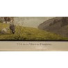 Engraving ‘View of Fribourg’ by BIEDERMANN