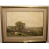 Engraving ‘View of Herisau’ by BIEDERMANN
