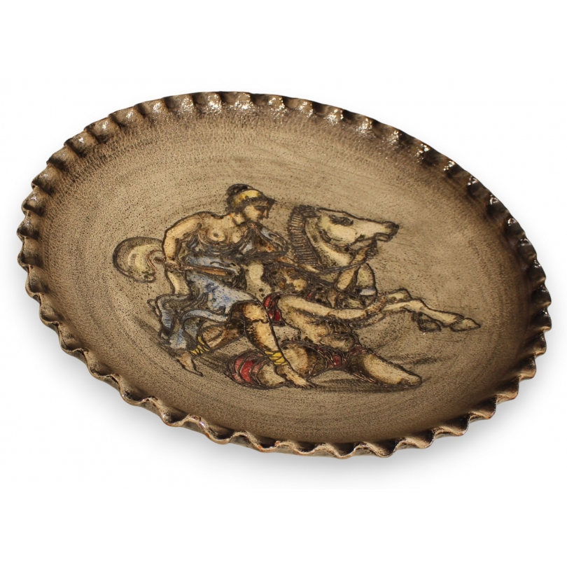 Grand plat en faïence de Zangger & Cie Embrach