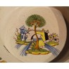 Plat en faïence espagnole de Talavera