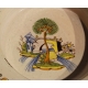 Plat en faïence espagnole de Talavera