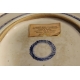 Plat en porcelaine bleu blanc bordure fleurs