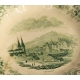 Assiette "Lucerne" en faïence de Nyon