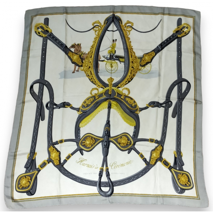 Hermès Carré: Ceremonial Silk Harness