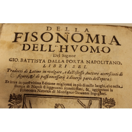 Livre "Della Fisonomia dell'huomo"