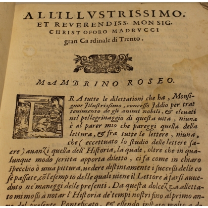 Livre "Delle historie del Mondo" Parte Terza