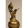 Pair of Napoleon III-style bronze ewers