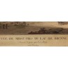 Gravure "Vue de Nidau" par ABERLI