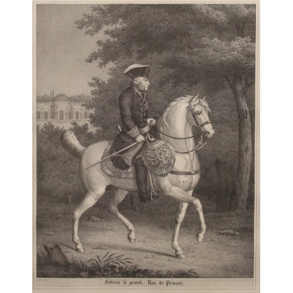 Engraving ‘Memories of Frederick the Great’ by KRAMP