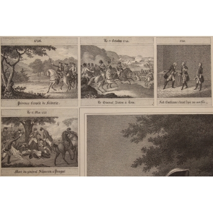 Engraving ‘Memories of Frederick the Great’ by KRAMP