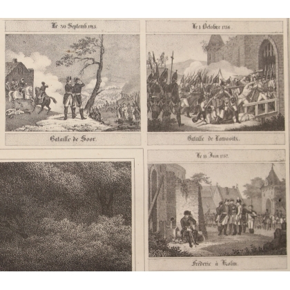 Engraving ‘Memories of Frederick the Great’ by KRAMP